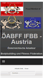 Mobile Screenshot of ifbb-austria.at